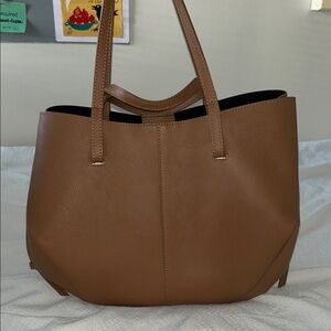 Brown Leather Tote Bag